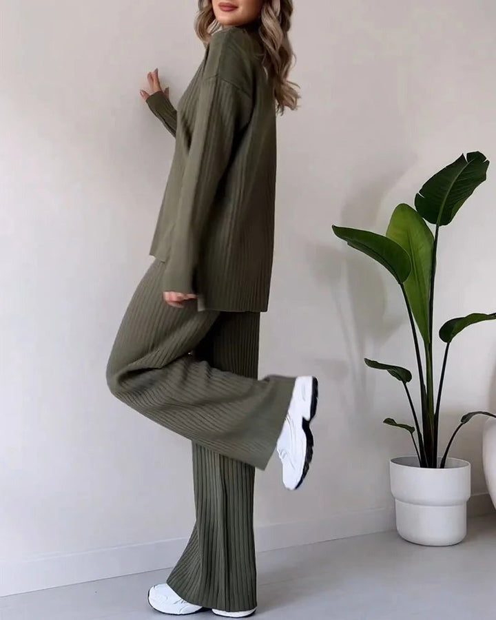 Fiorella | Set Casual Invernale Due Pezzi Per Donne