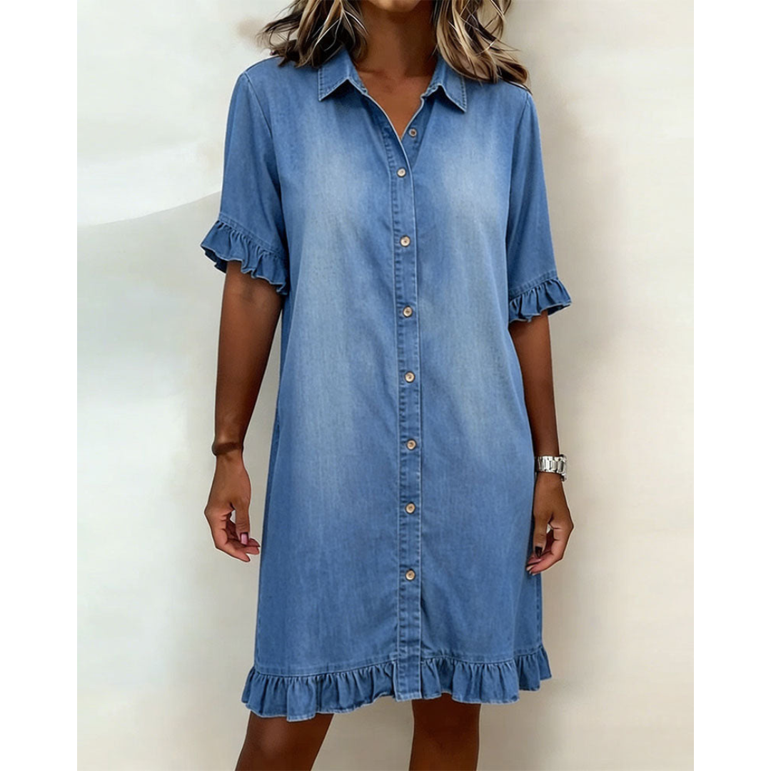Anita | Abito in Denim Flattering