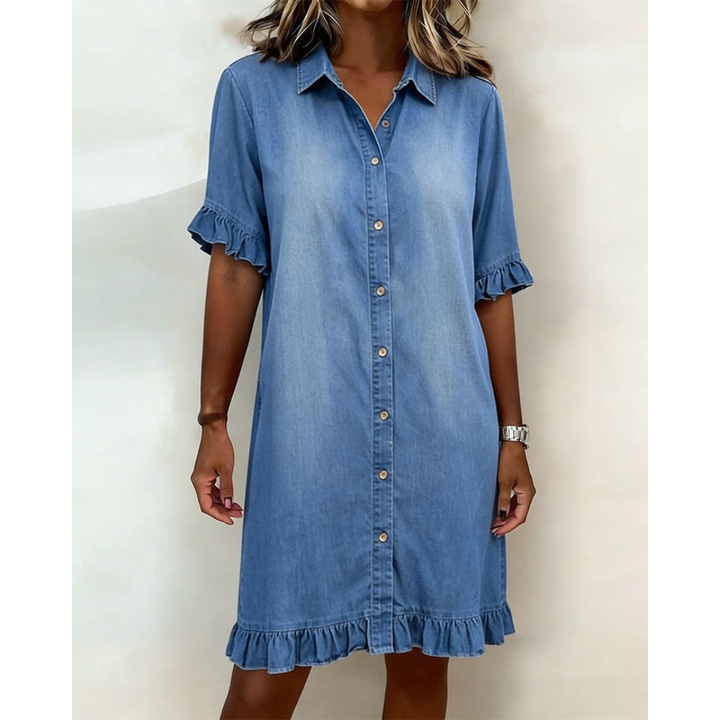 Anita | Abito in Denim Flattering