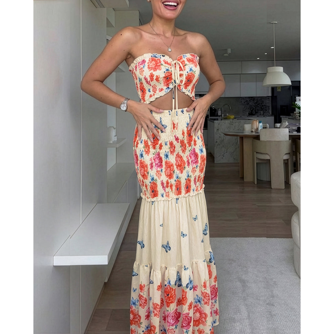 Rosalinda | Set di Due Pezzi con Stampa Floreale