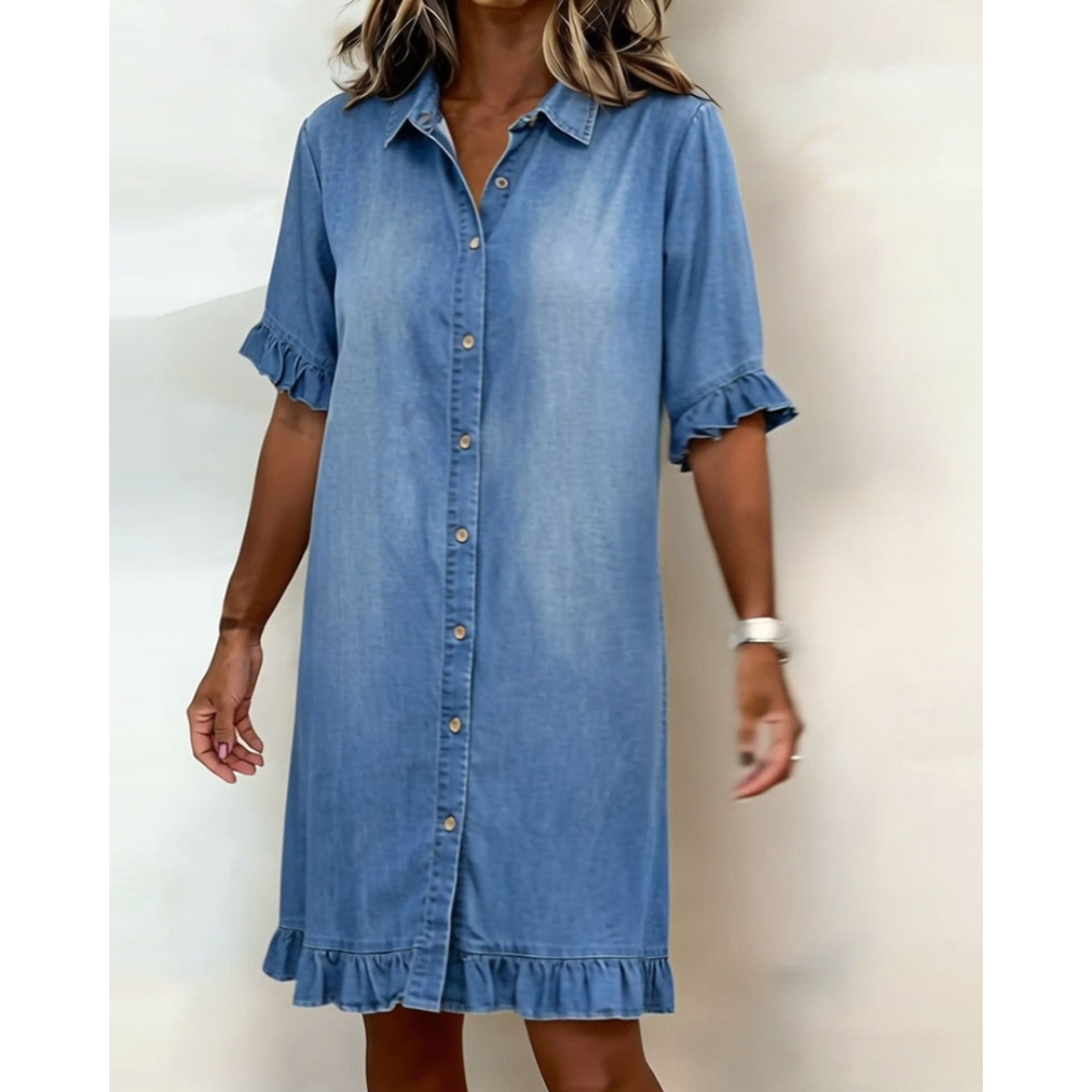 Anita | Abito in Denim Flattering