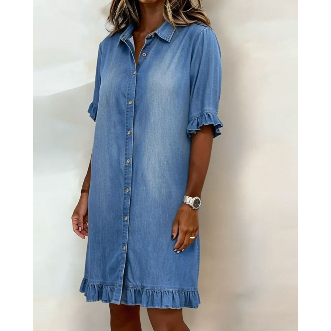 Anita | Abito in Denim Flattering