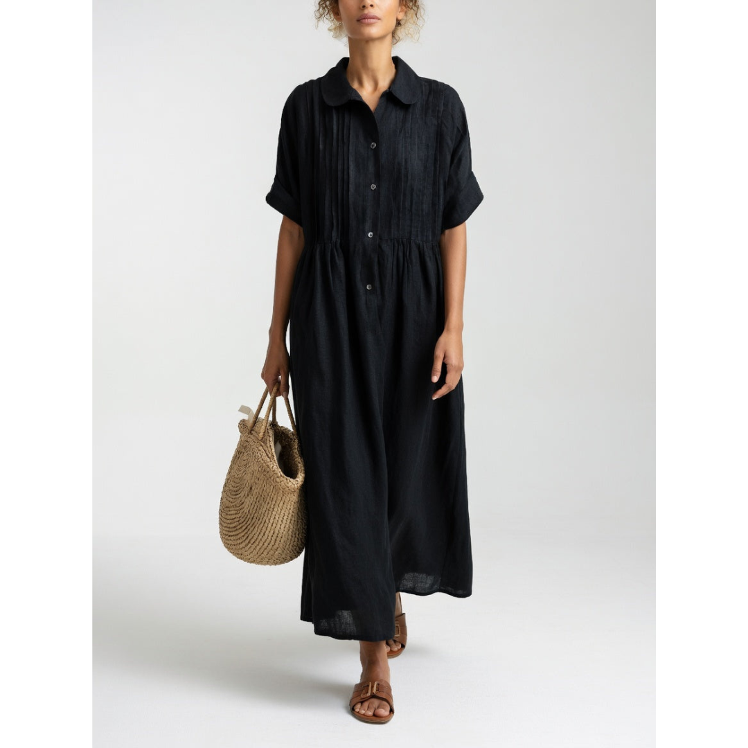 Michela | Abito Maxi Estivo in Cotone-Lino