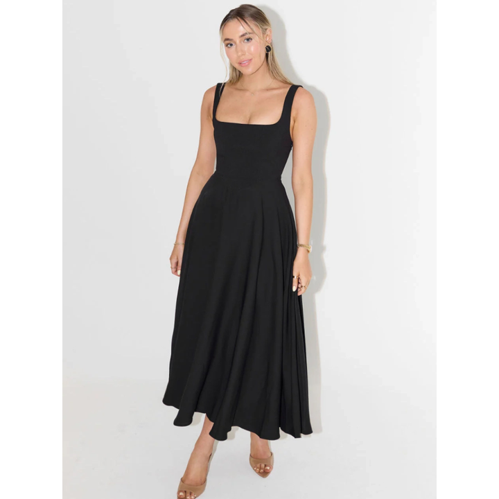 Melissa | Abito Lungo con Gonna Midi Fluttuante