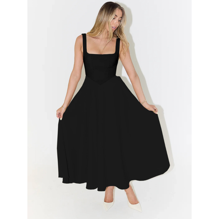 Melissa | Abito Lungo con Gonna Midi Fluttuante