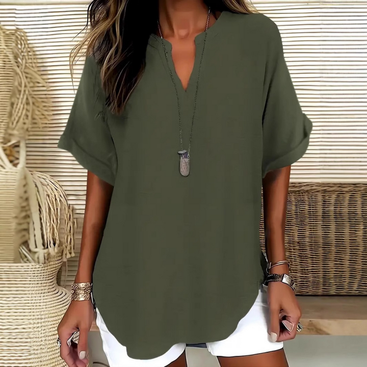 Daniela | Top V-neck Flattering