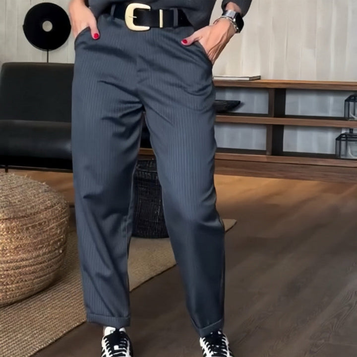 Elvira | Pantaloni Blazer Casual con Vita Alta e Fit Dritto