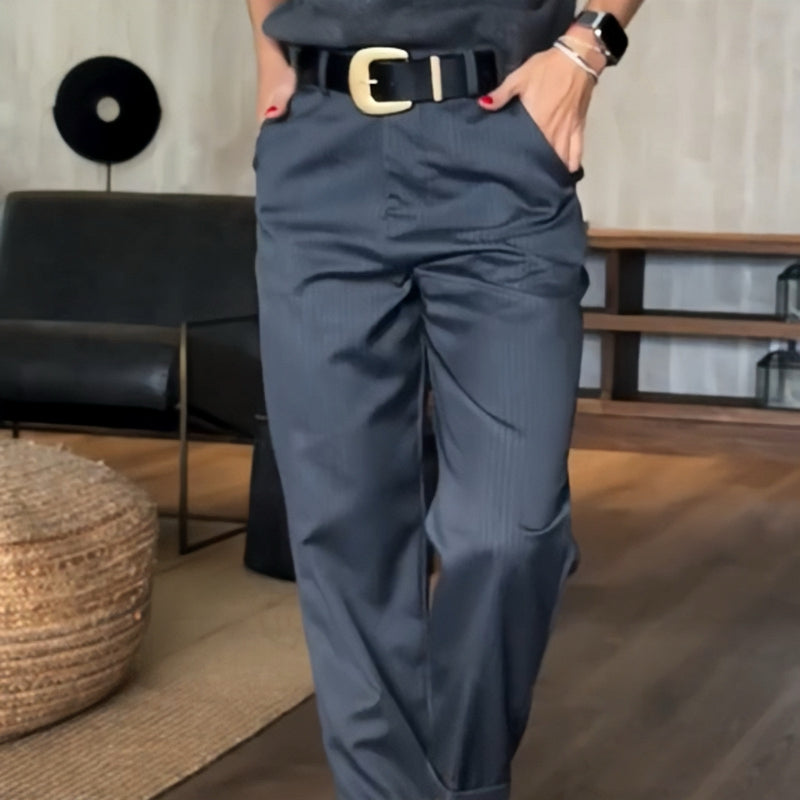 Elvira | Pantaloni Blazer Casual con Vita Alta e Fit Dritto