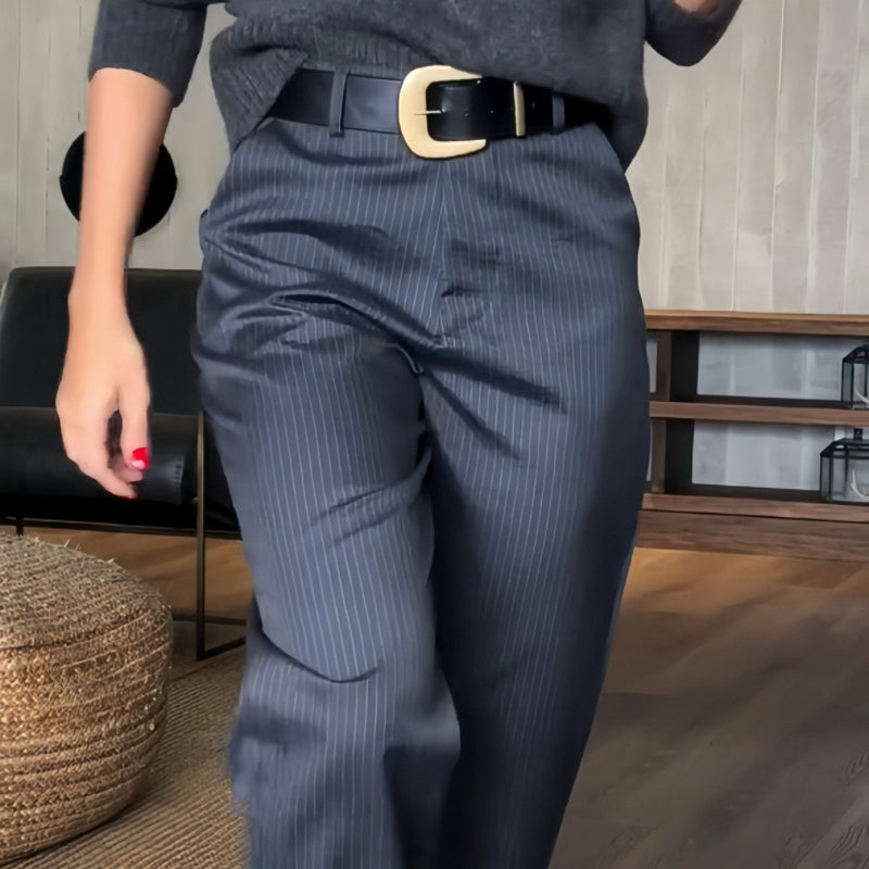 Elvira | Pantaloni Blazer Casual con Vita Alta e Fit Dritto