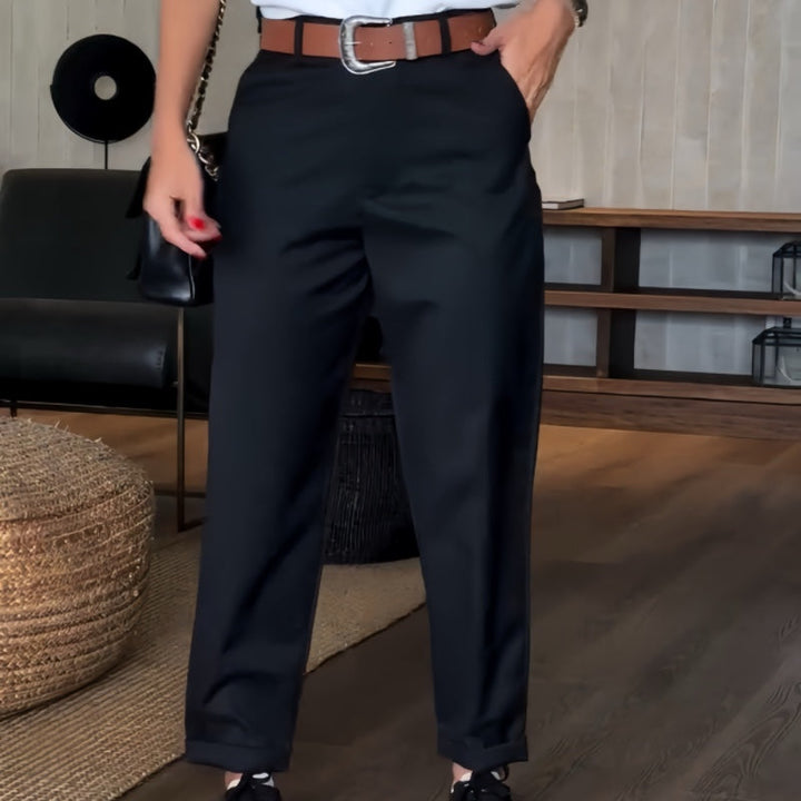Elvira | Pantaloni Blazer Casual con Vita Alta e Fit Dritto