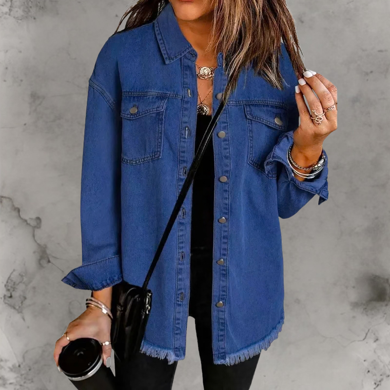 Carmela | Giacca di Jeans con Bottoni