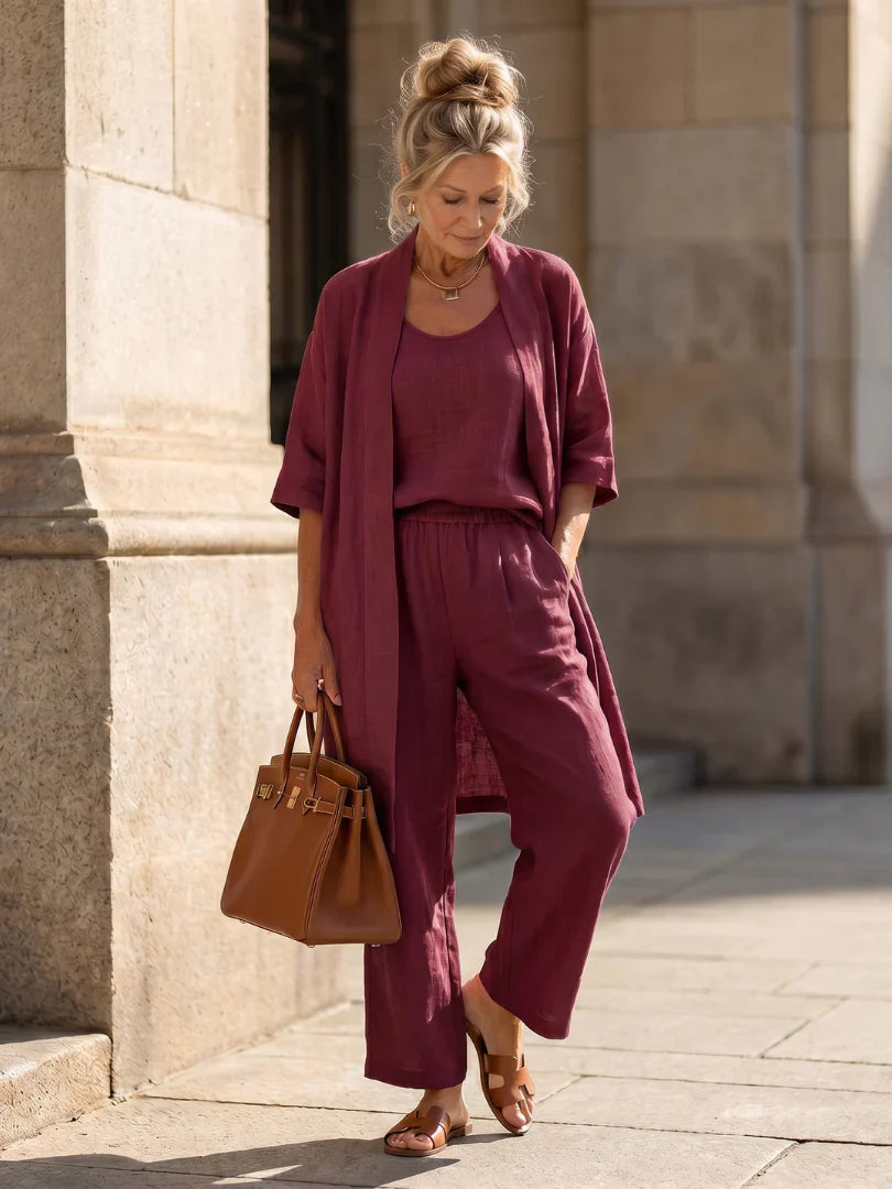 Lina | Set Leggero con Gilet
