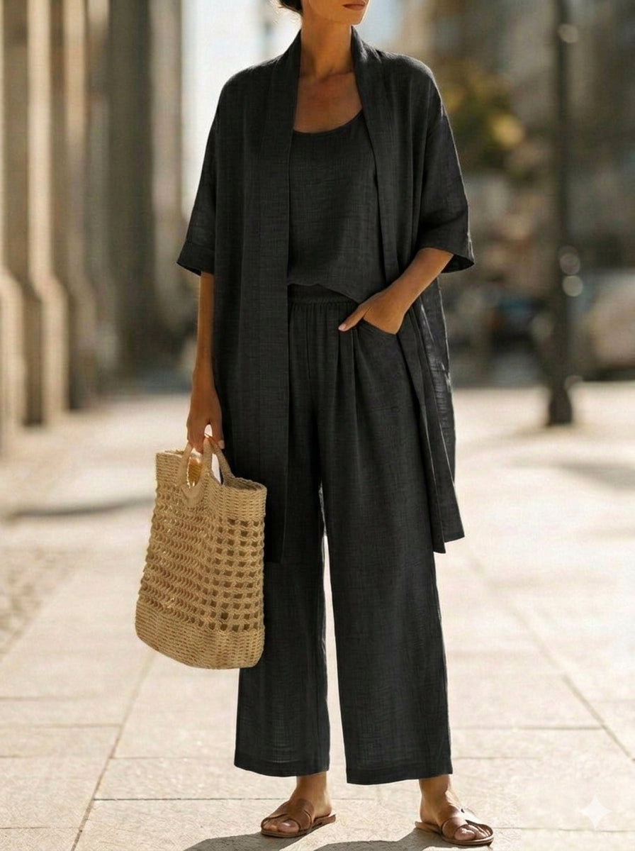 Lina | Set Leggero con Gilet