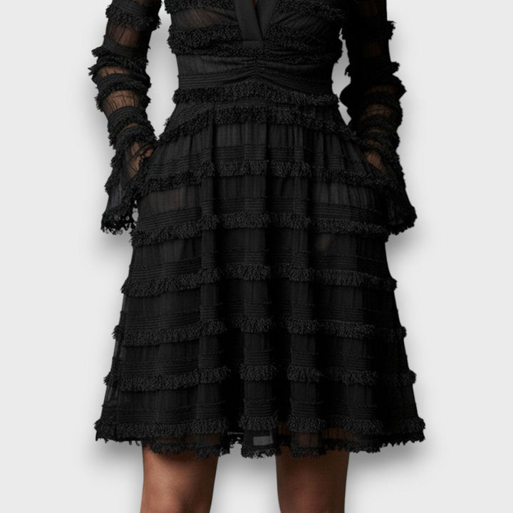 Natalia | Abito in Pizzo con Elegante Scollatura a V