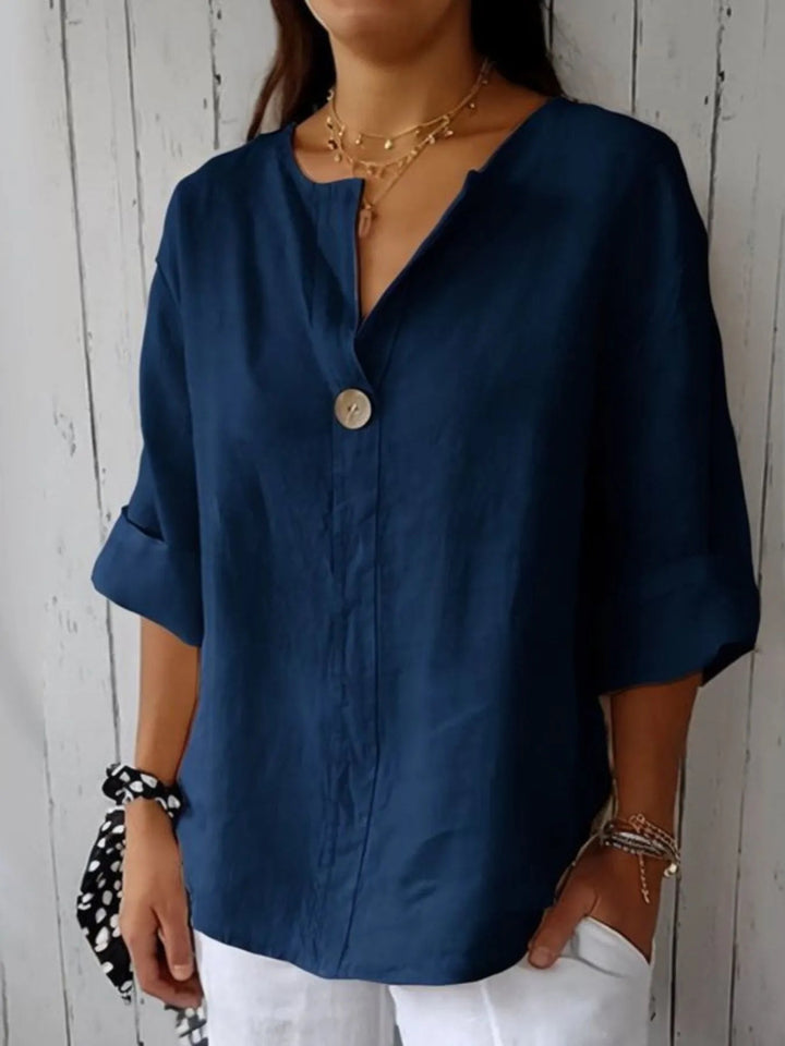 Sabina | Blusa in misto lino