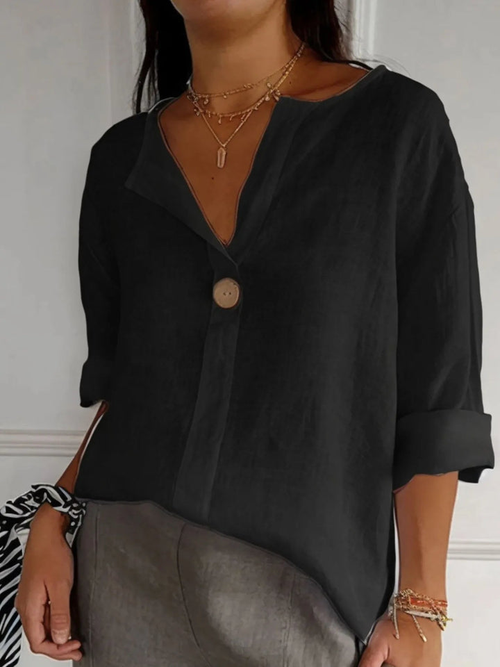Sabina | Blusa in misto lino