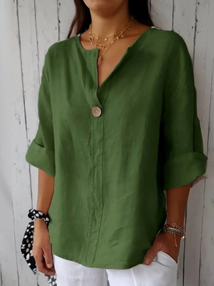 Sabina | Blusa in misto lino