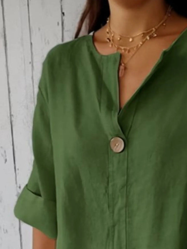 Sabina | Blusa in misto lino