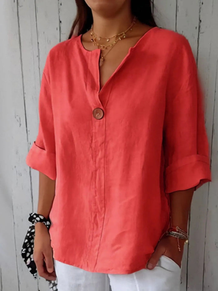 Sabina | Blusa in misto lino