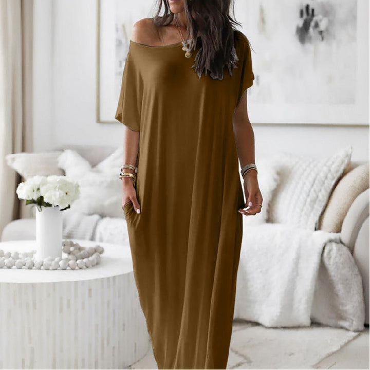 Natalina | Maxi-abito estivo off-shoulder