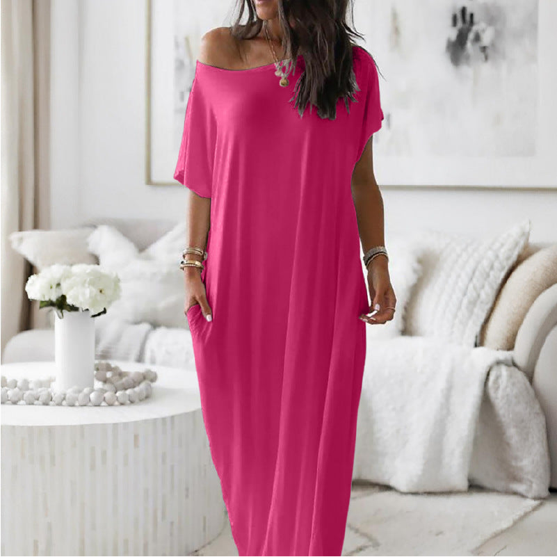 Natalina | Maxi-abito estivo off-shoulder
