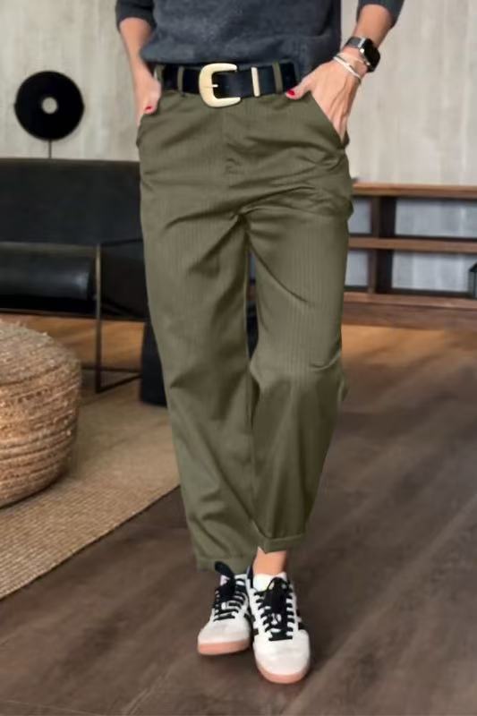 Elvira | Pantaloni Blazer Casual con Vita Alta e Fit Dritto
