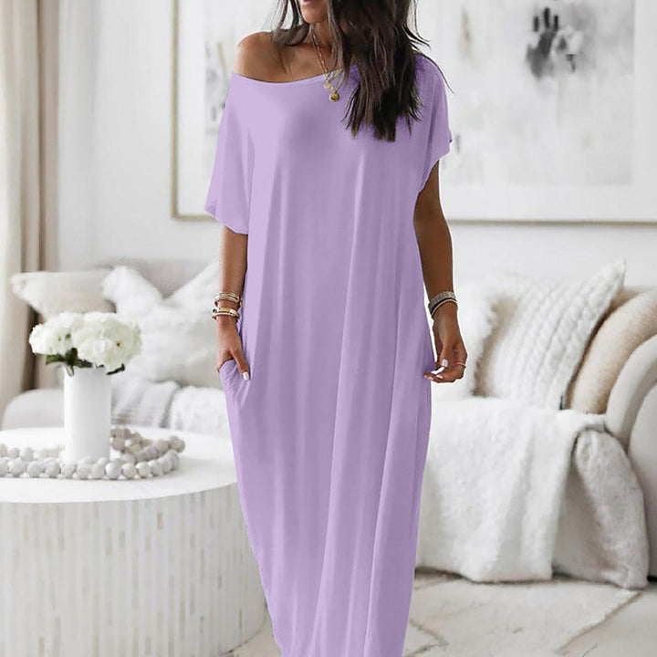 Natalina | Maxi-abito estivo off-shoulder