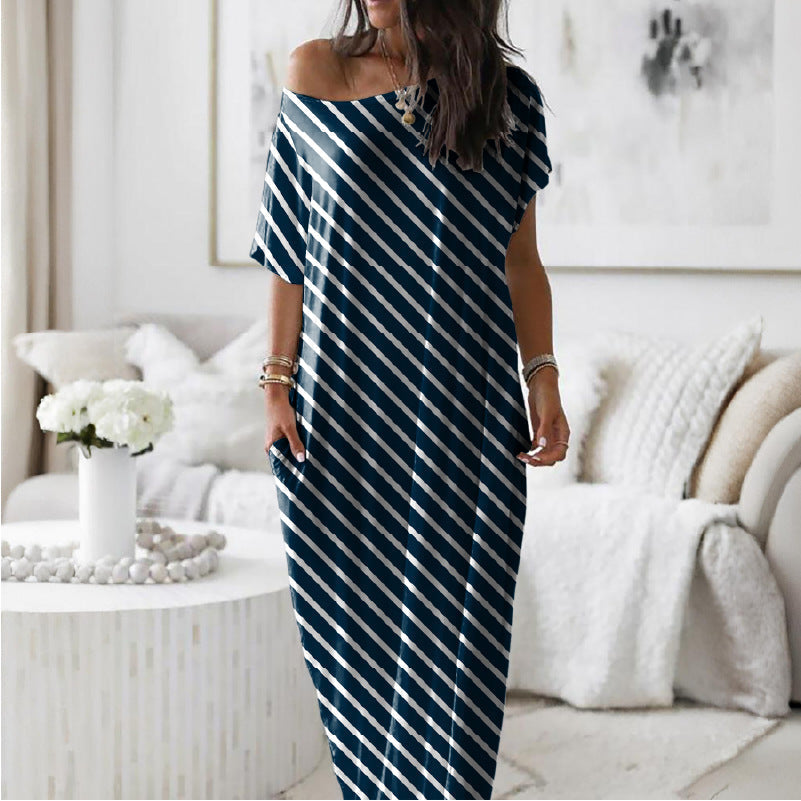 Natalina | Maxi-abito estivo off-shoulder