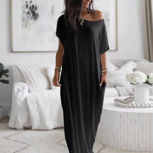 Natalina | Maxi-abito estivo off-shoulder