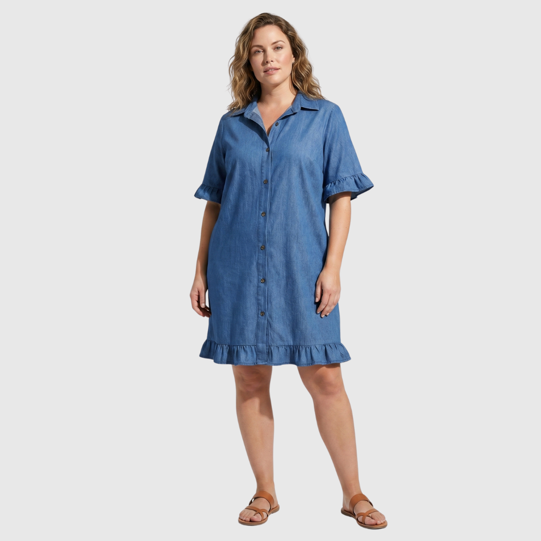 Anita | Abito in Denim Flattering