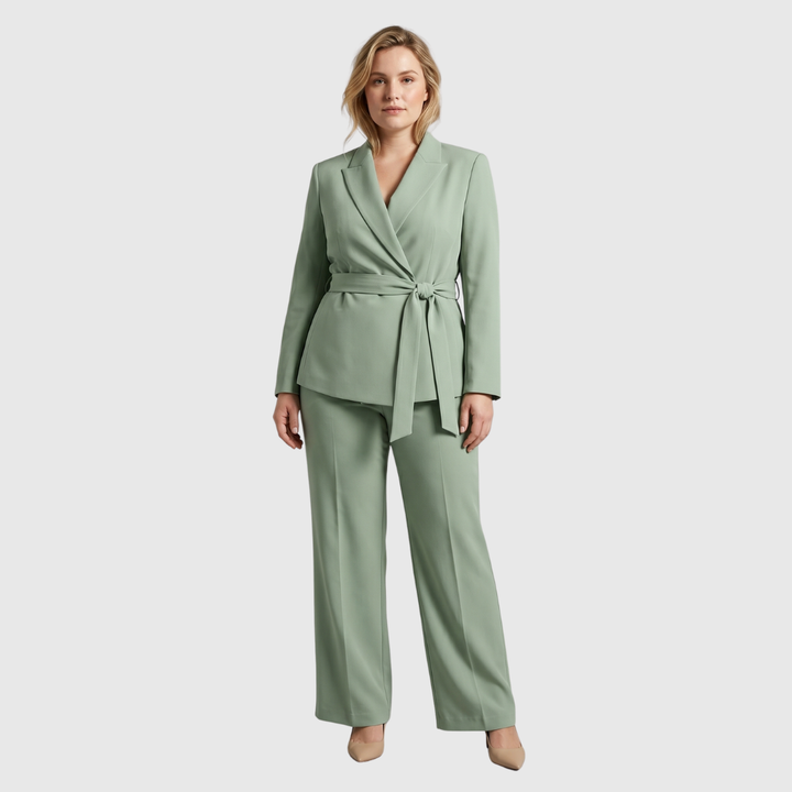 Irene | Set Elegante con Giacca e Pantaloni Larghi