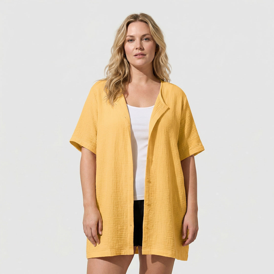 Luciana | Blusa con scollatura giocosa