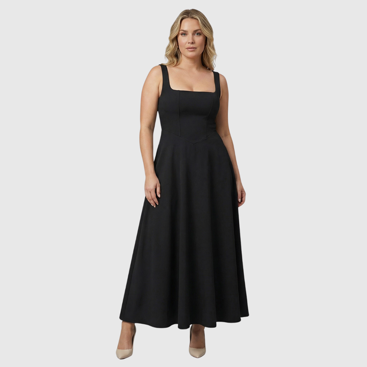 Melissa | Abito Lungo con Gonna Midi Fluttuante