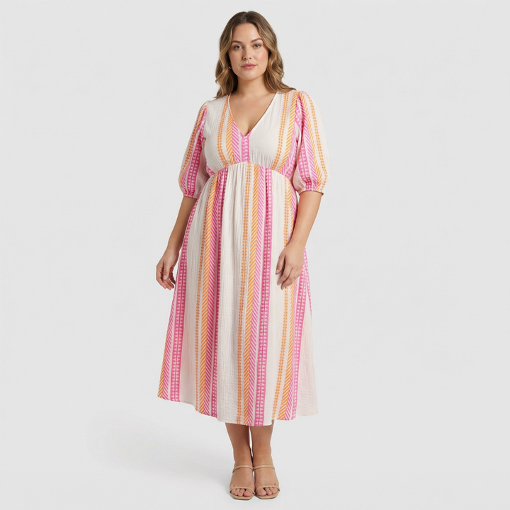 Valeria | Vestito in Mix di Cotone