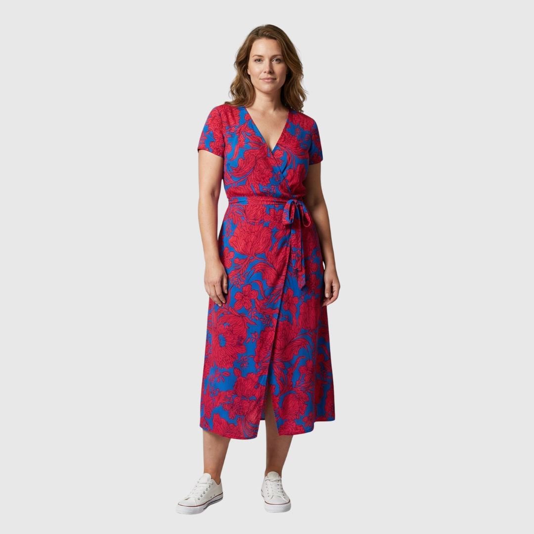 Giulia | Abito Elegante con Scollatura a V e Taglio Elegante
