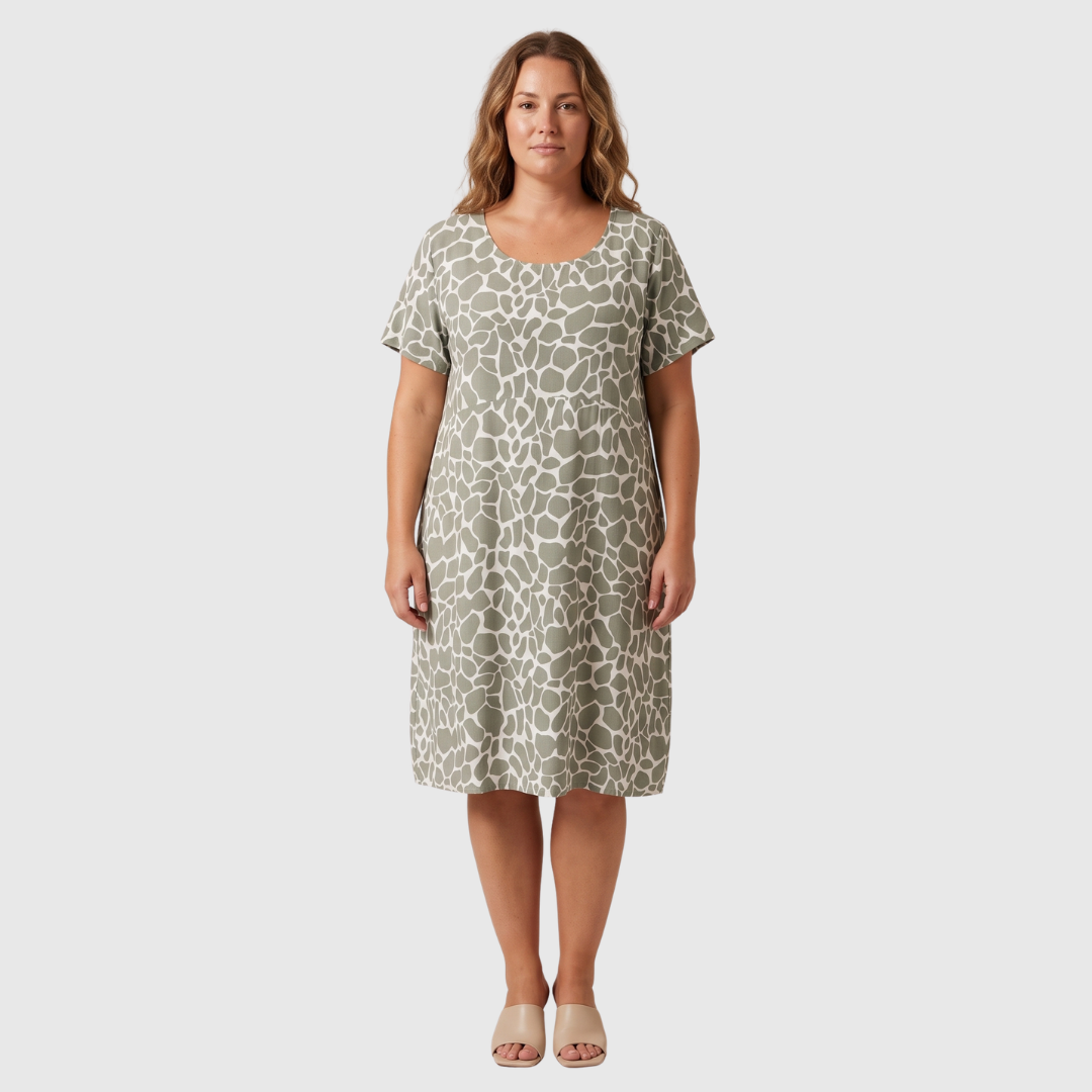 Tessa | Abito midi svasato