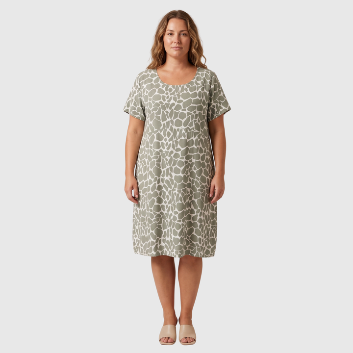 Tessa | Abito midi svasato