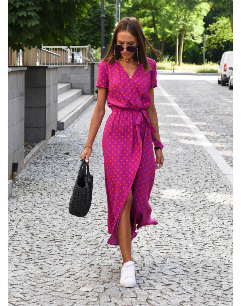 Giulia | Abito Elegante con Scollatura a V e Taglio Elegante
