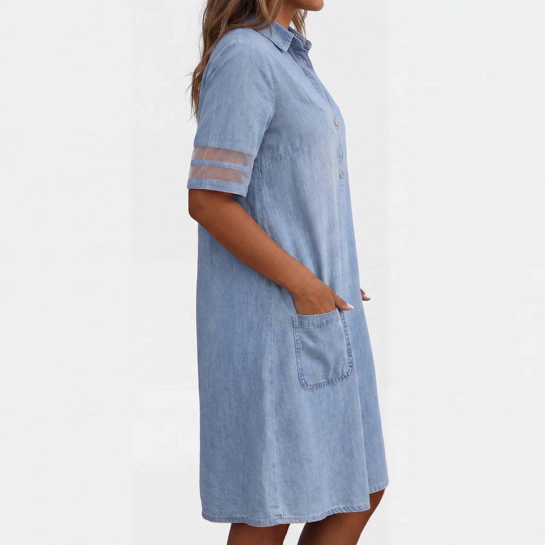 Luisa | Abito Camicia in Denim