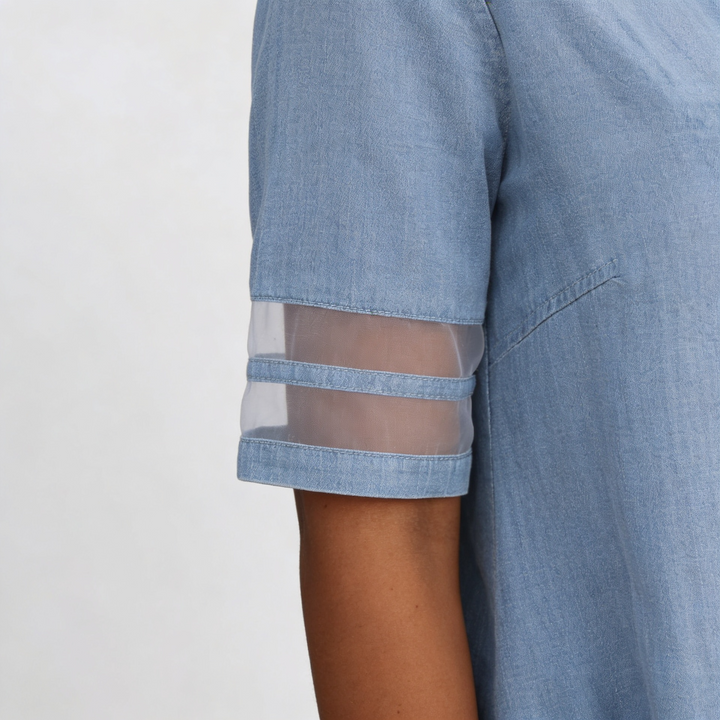 Luisa | Abito Camicia in Denim