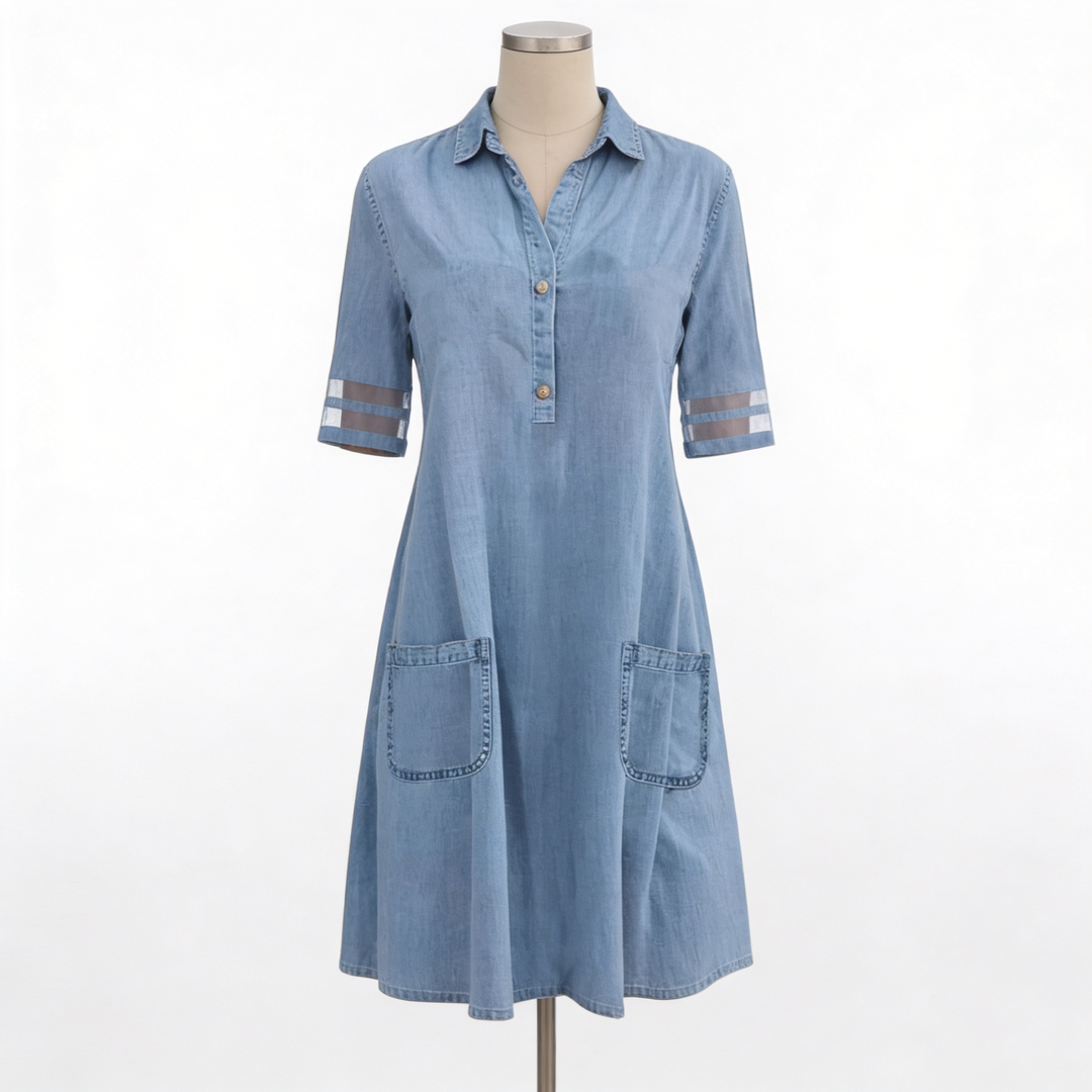 Luisa | Abito Camicia in Denim