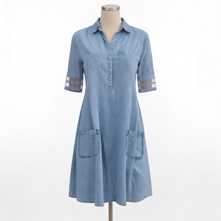 Luisa | Abito Camicia in Denim