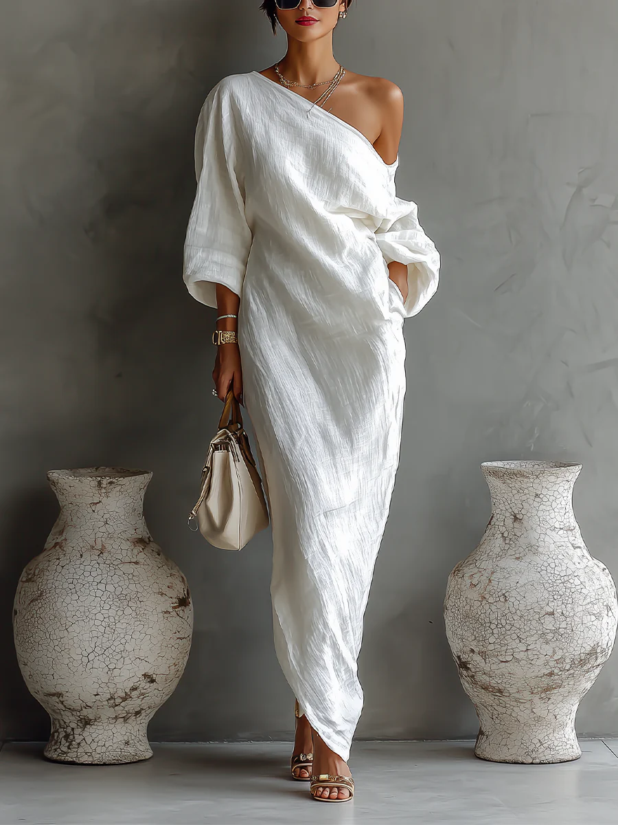 Sonia | Abito elegante asimmetrico