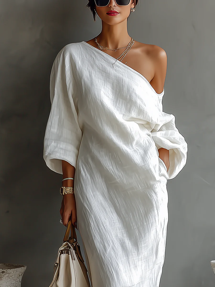 Sonia | Abito elegante asimmetrico
