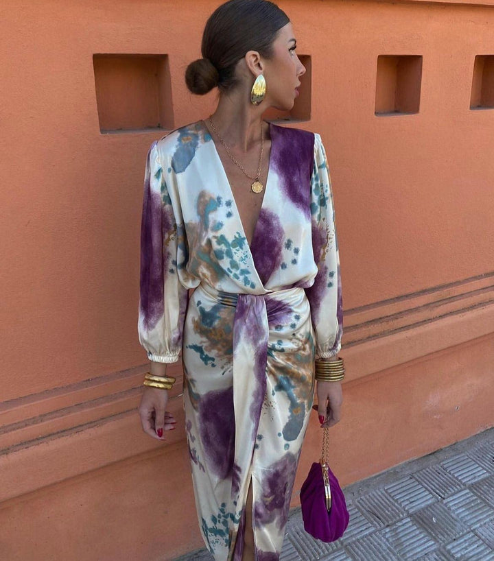 Vanessa | Elegante Abito con Scollatura a V