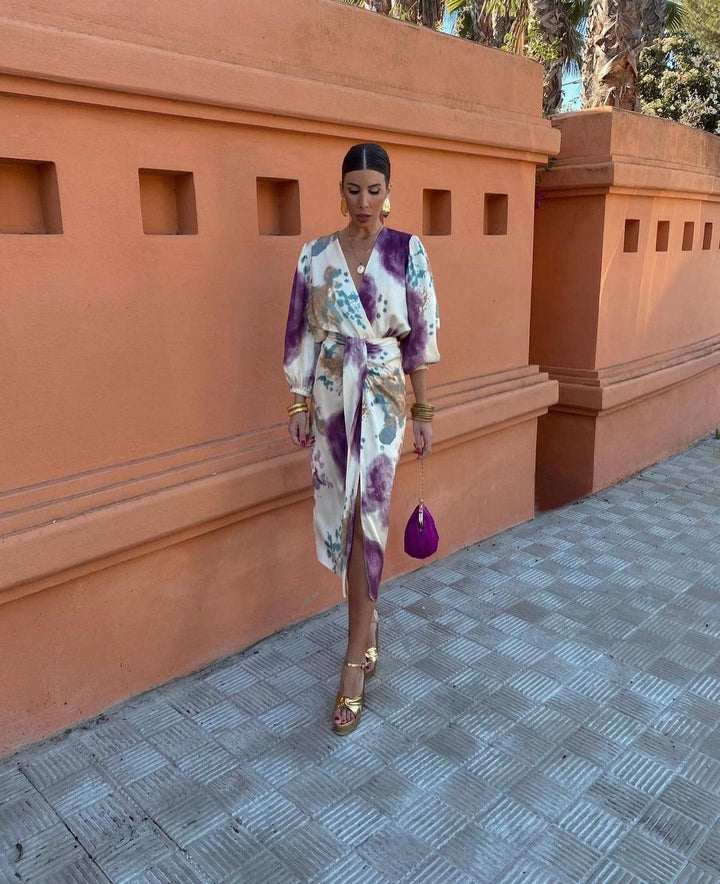 Vanessa | Elegante Abito con Scollatura a V