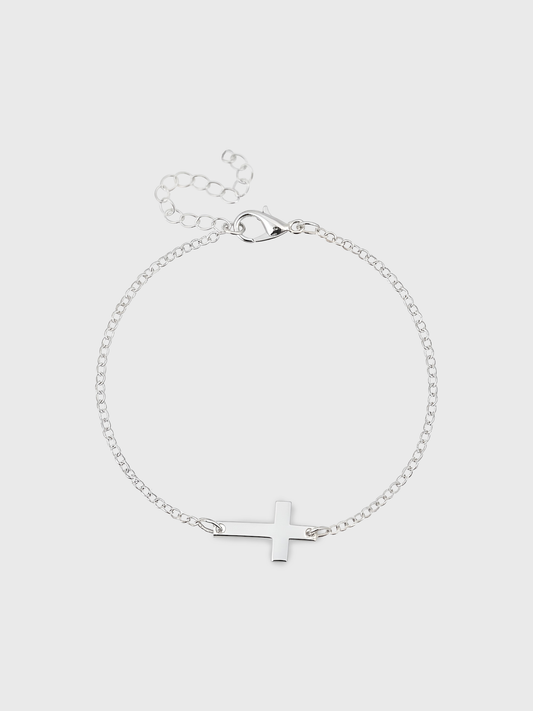 CROSS BRACELET | Zilver