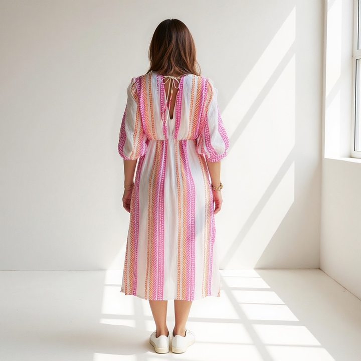 Valeria | Vestito in Mix di Cotone