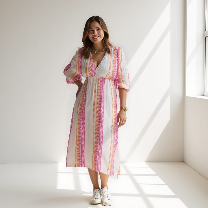 Valeria | Vestito in Mix di Cotone