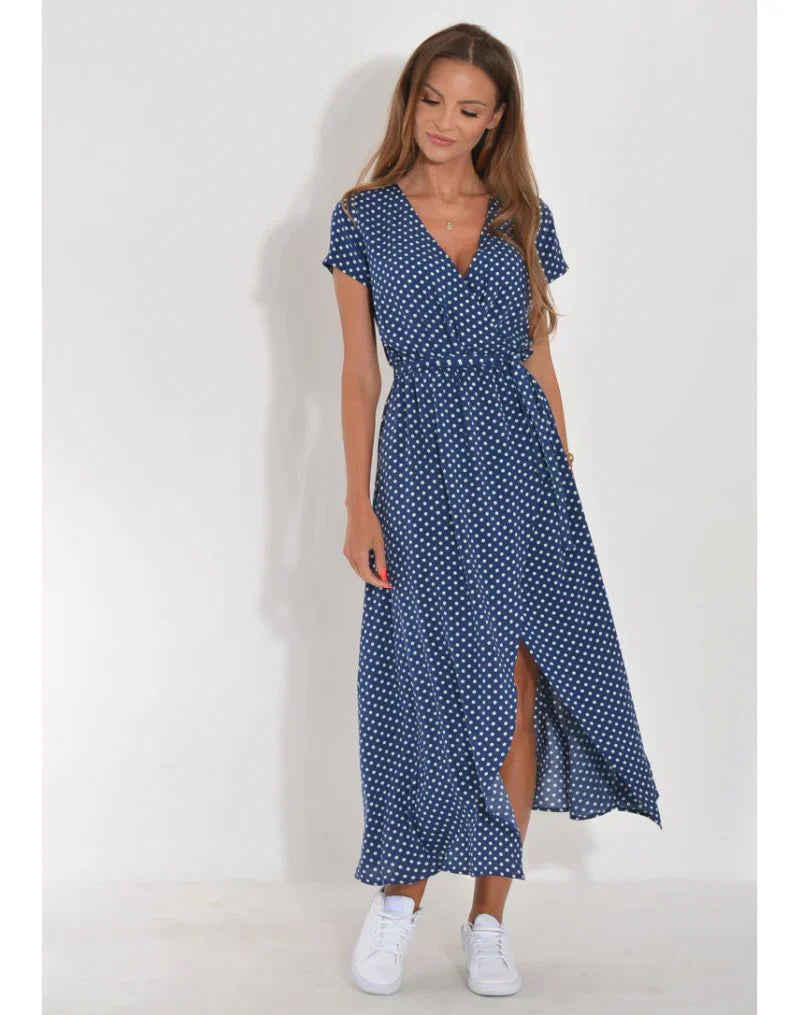 Giulia | Abito Elegante con Scollatura a V e Taglio Elegante